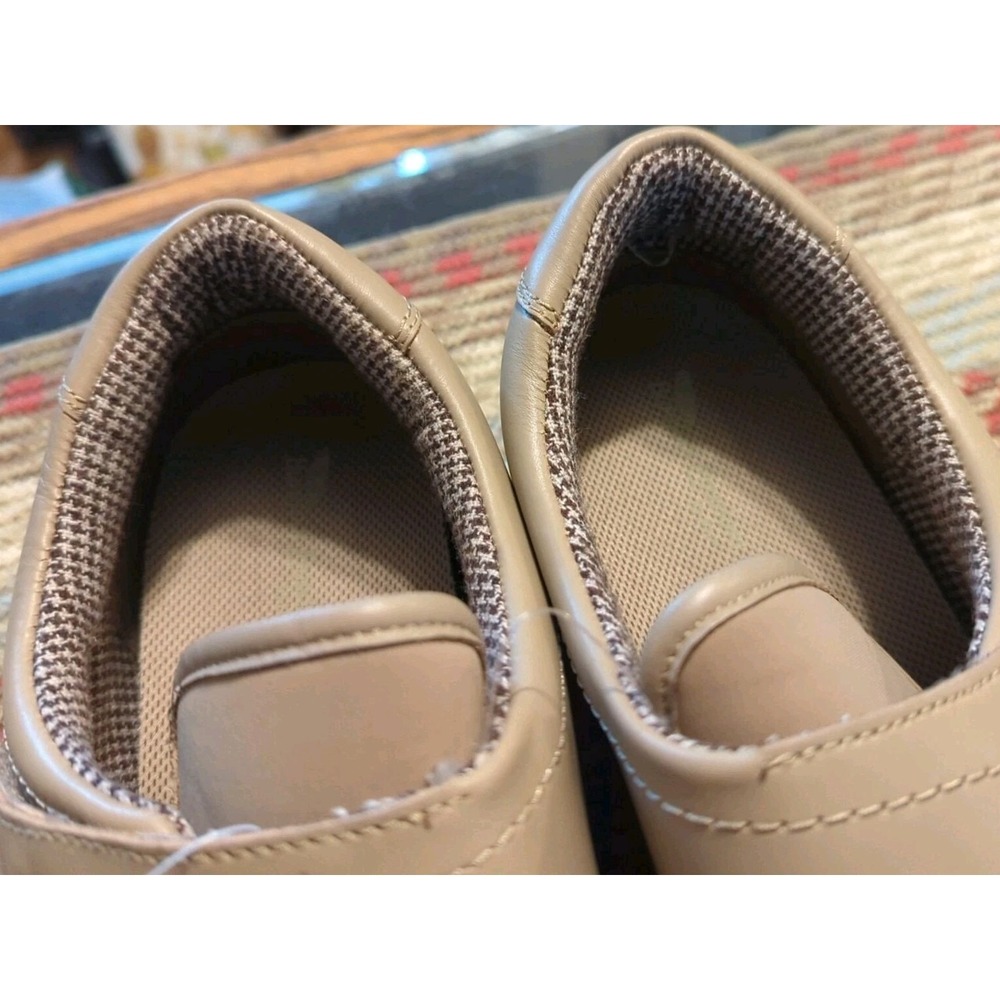New With Tags Barefoot Freedom By Drew, Men's Tan Leather Loafers, 12XW Antwerp - Picture 6 of 10